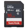Sandisk 139780 Ultra SDHC,16 GB,48 MB/s,Class 10