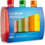 Sodastream Lahve TriPack 1l ORANGE/RED/GREEN