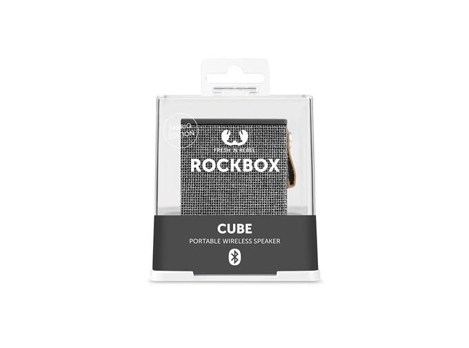 Fresh´n Rebel Rockbox Cube Fabriq Edition, šedý 48000100