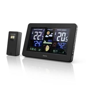 Hama 186380 Premium, meteostanice s barevným displejem a nabíjecí funkcí USB