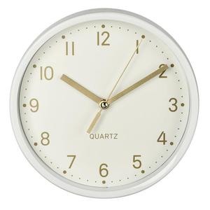 Hama 186302 Golden, stolní hodiny, tichý chod, bílé