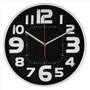 Hama 186382 Emotion, nástěnné hodiny, průměr 30 cm, tichý chod, kartáčovaný hliník (obruba/číslice)