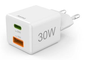 Hama 201992 USB nabíječka USB-C + USB-A, PD/QC, 30 W