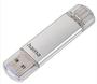 Hama 124162 Flash Pen Laeta, USB-C/USB-A 3.1, 32 GB, 40 MB/s, stříbrný